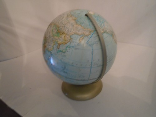 Rand McNally Globe Political Globe 12" Rotating Raised Relief - Picture 3 of 4