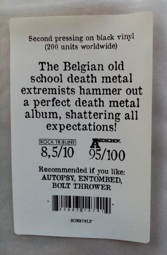 CARNATION chapel of abhorrence...FRENCH-SEASON OF MIST-SOM474LP YEARS 2018 - Imagen 3 de 8