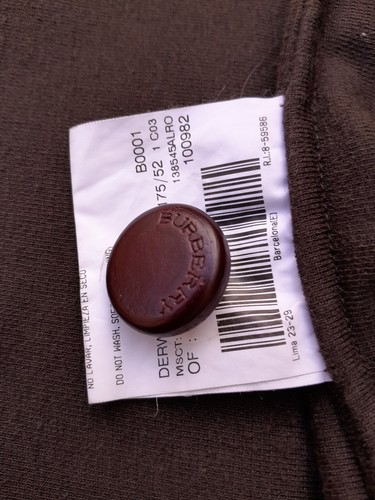 Burberry London corduroy Blazer Womens 16 Brown Cotton Made in Spain EU 52 - Picture 18 of 22