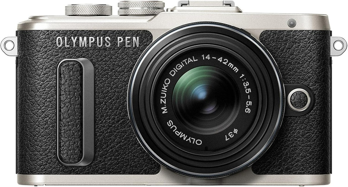 OM SYSTEM OLYMPUS Pen E-PL8 Black Body with 14-42mm IIR OM SYSTEM OLYMPUS Pen E-PL8 Black Body with 14-42mm IIR