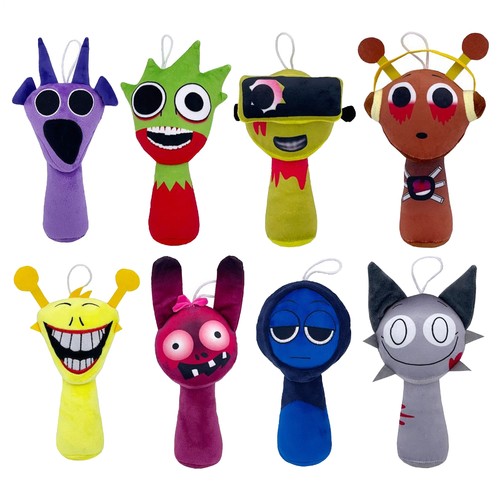 Sprunki Plush Doll Simon Oren Wenda Sprunki Plushies Stuffed Figure Doll Toys