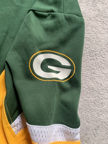 NFL Team Apparel Aaron Rodgers Packers Jersey Men's 2XL Green Football Fanatics - Picture 9 of 18