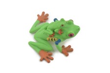 Red Eyed Tree Frog, with Baby, Realistic Toy Model, Gift, 2.5" CH667 BB169