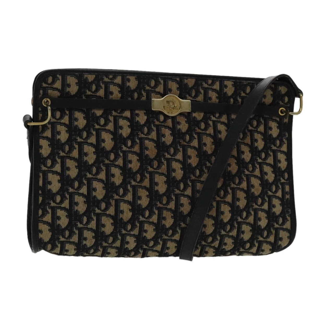 Sac bandoulière Dior Trotter en toile marine authentique