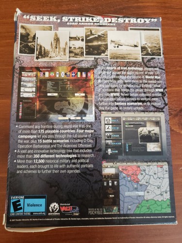 Hearts of Iron Anthology PC-DVD Game CIB - Picture 2 of 6