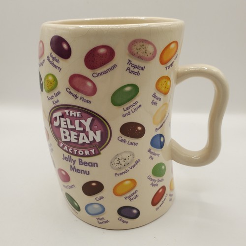 The Jelly Bean Factory Becher groß Keramik Tee Kaffee Jelly Bean Menü Aromen
