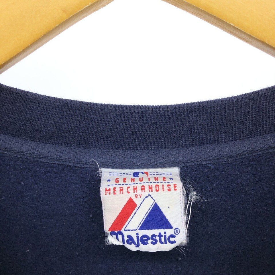 90s00'S MAJESTIC MLB New York Yankees Sweatshirt Trainer Men's L Size