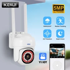 KERUI 5MP HD IP Camera Outdoor WiFi Home Security Camera Wireless Surveillance