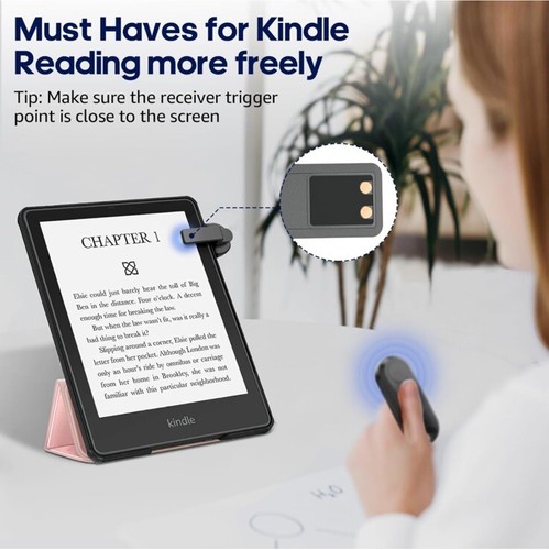 Page Turner Compatible With Kindle Paperwhite Oasis Kobo eReader,Remote - Picture 3 of 6