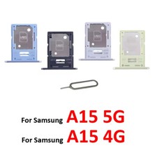 SIM Tray SIM Card Holder Replacement with Pin For Samsung Galaxy A15 4G/A15 5G