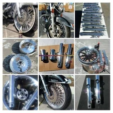 HARLEY TOURING FORK SLIDER LEGS 2000-2013 FLH MODELS NO EXCHANGE POLISHED 