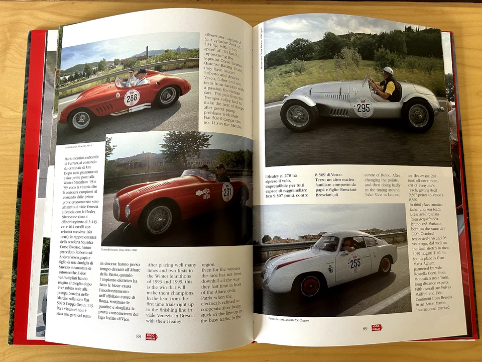 Book Mille Miglia - 2001 - Italian & English - 33.5 Cm X 23.5 Cm - Image 4 of 4