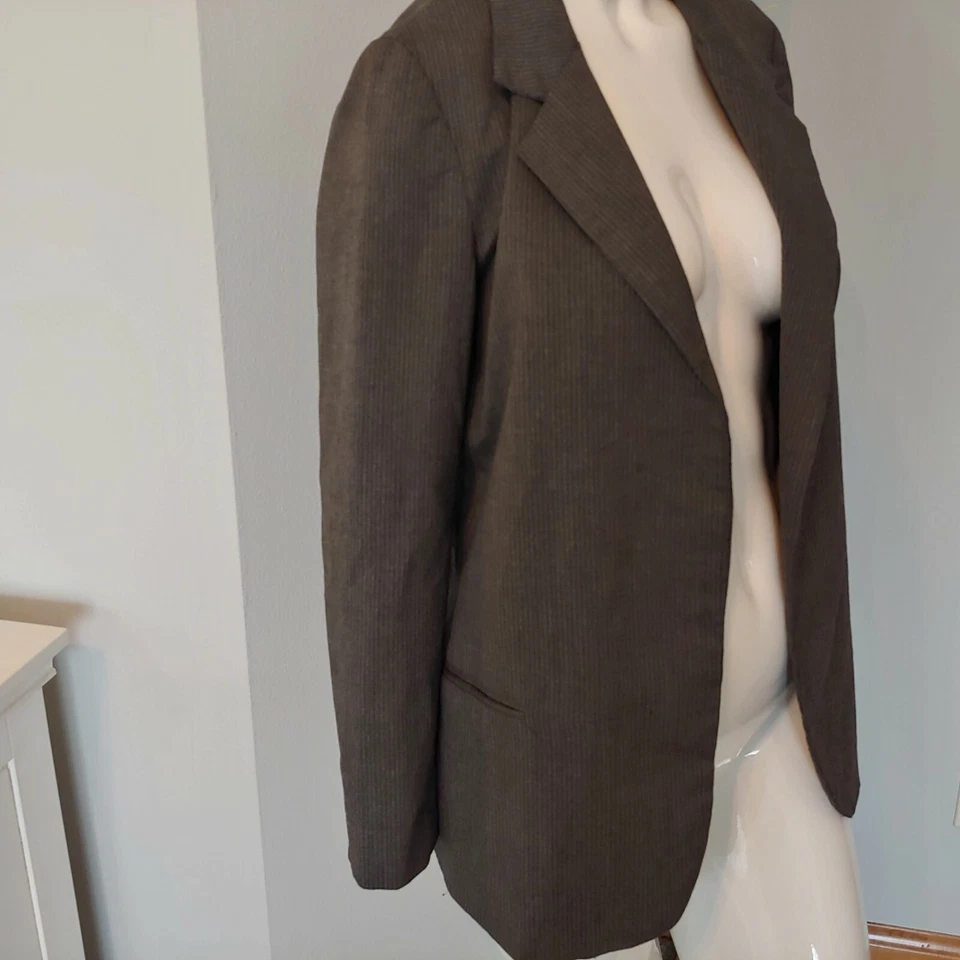 NUEVO CON ETIQUETAS Mujer M Silent Noise Traje Chaqueta Gris Foto 2 de 4