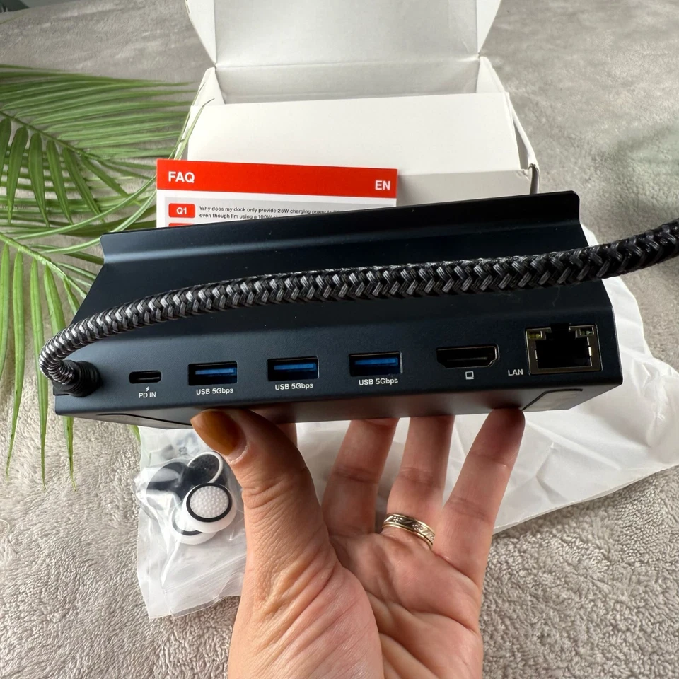 iVANKY USB C Docking 6-in-1 Hub Docking Station for Gaming with HDMI 2.0 NEW - Image 3 of 4