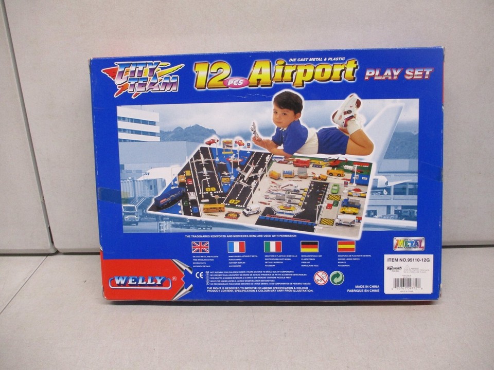 Welly City Team Airport Playset eBay