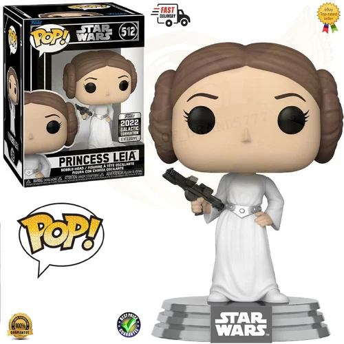Funko POP! Star Wars Princess Leia 512 Galactic Convention Exclusive 2022