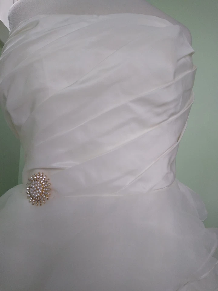 ALFRED ANGELO  Diamond White wedding dress Style 2299 sz 18 Beautiful dress❤️ — 第 4/4 张图片