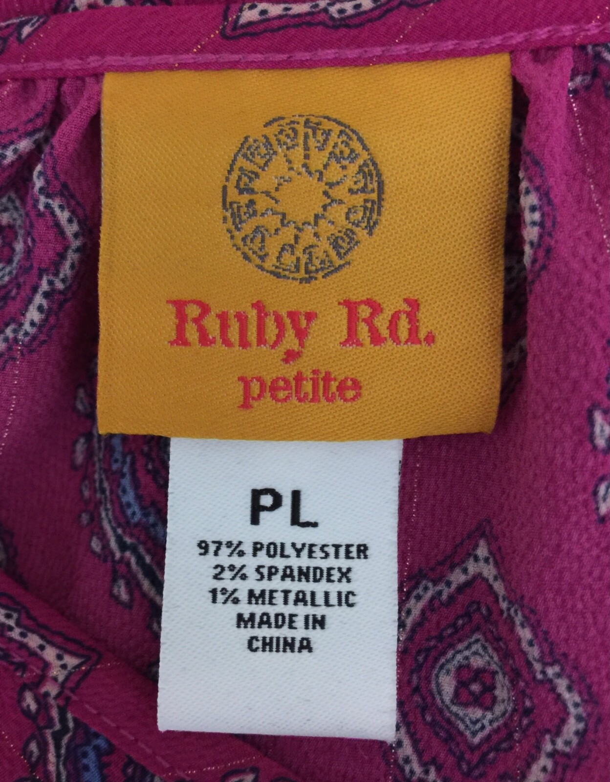 Ruby Rd Petite Top Women’s Size PL Multicolor Key… - image 11