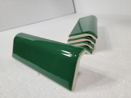 Smaragdgrüne Keramikfliese Schmutzfänger Backsplash Subway Mudcap Mid Century Modern - Bild 9 von 18