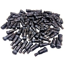 50x Metallventile Schwarz I Stahlventile I Universal Felgenventile 11,3mm für...