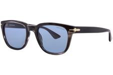 Mont Blanc MB0302S 011 Sunglasses Men's Havana/Blue Lenses Square Shape 53mm