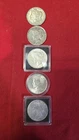 1921 S  Morgan 1922 / 1923 / 1924/1925 Peace Silver Dollars lot of 5, UNC/CIR