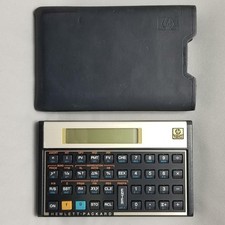 HP Hewlett Packard 12C Financial Calculator Tested Working With Case Sleeve
