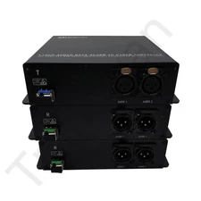 Cascades 2 Ports (L&R) IN 4~6 Ports OUT XLR Balanced Line Audio over Optic Fiber