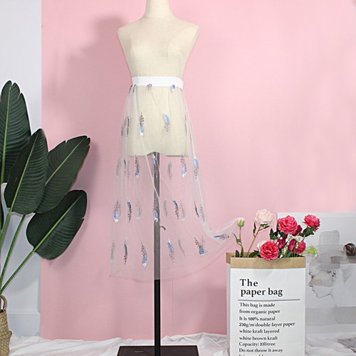 Jupe Transparente En Mesh