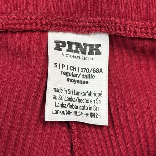 Pink Victorias Secret High Rise Cotton Ribbed Flare Leggings Size S - Bild 8 von 10