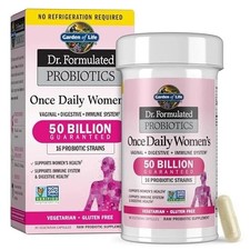 Garden of Life Dr. Formulated Once Daily Women's Probiotics, 50B Exp: 02/27