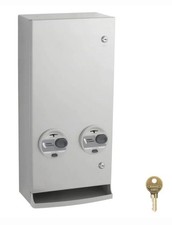 Bobrick 3706 25 Stainless Steel Recessed Tampon Dispenser 25 Cents