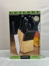 Philippe Richard Collection 20 Piece Cutlery Kitchen Knife Block Set New in Box