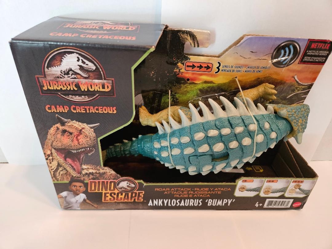 Jurassic World Camp Cretaceous Roar Attack Ankylosaurus Bumpy
