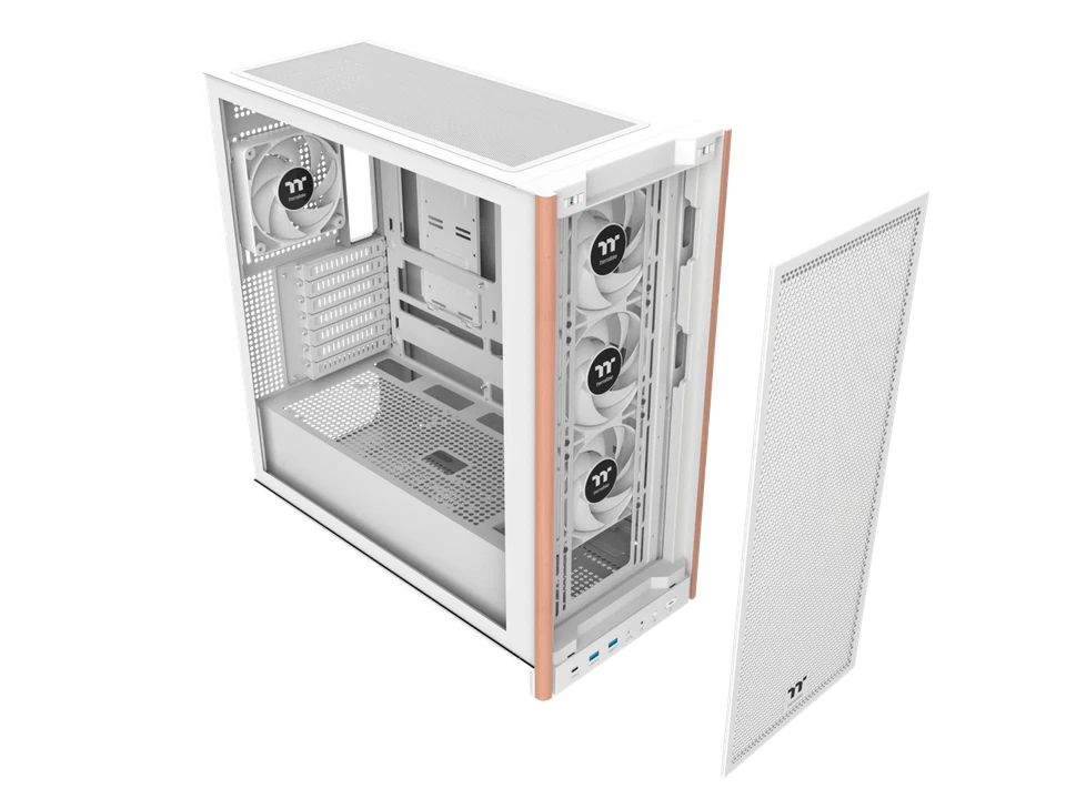 Thermaltake S370 WS; Mid Tower Chassis; Wood Front Trim; 4x120mm CT120 PWM Fans - Image 2 of 4