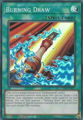 Burning Draw - ETCO-EN057 - Super Rare - 1st Edition - Near Mint