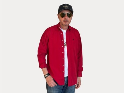 Ralph Lauren Button-Down Shirt - Large Hergestellt aus 100% Baumwolle, hat...