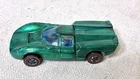 HOT WHEELS REDLINE LOLA GT70, DARK GREEN ENAMEL, USA, NICE, ORIGINAL