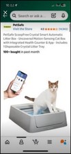 PetSafe ScoopFree Crystal Smart Automatic Litter Box w/ Health Counter & App