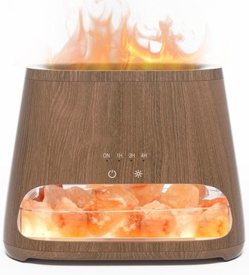 Aroma Diffuser 2-in-1 150ml mit Salzleuchte für Raumluft Befeuchter