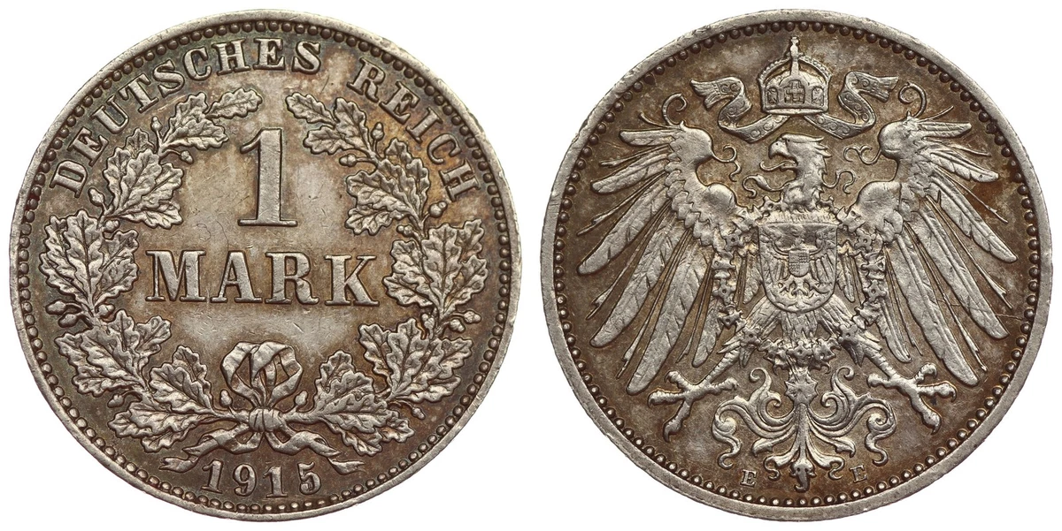 Silver 1915 Year German Empire Coins (1871-1918) for sale | eBay