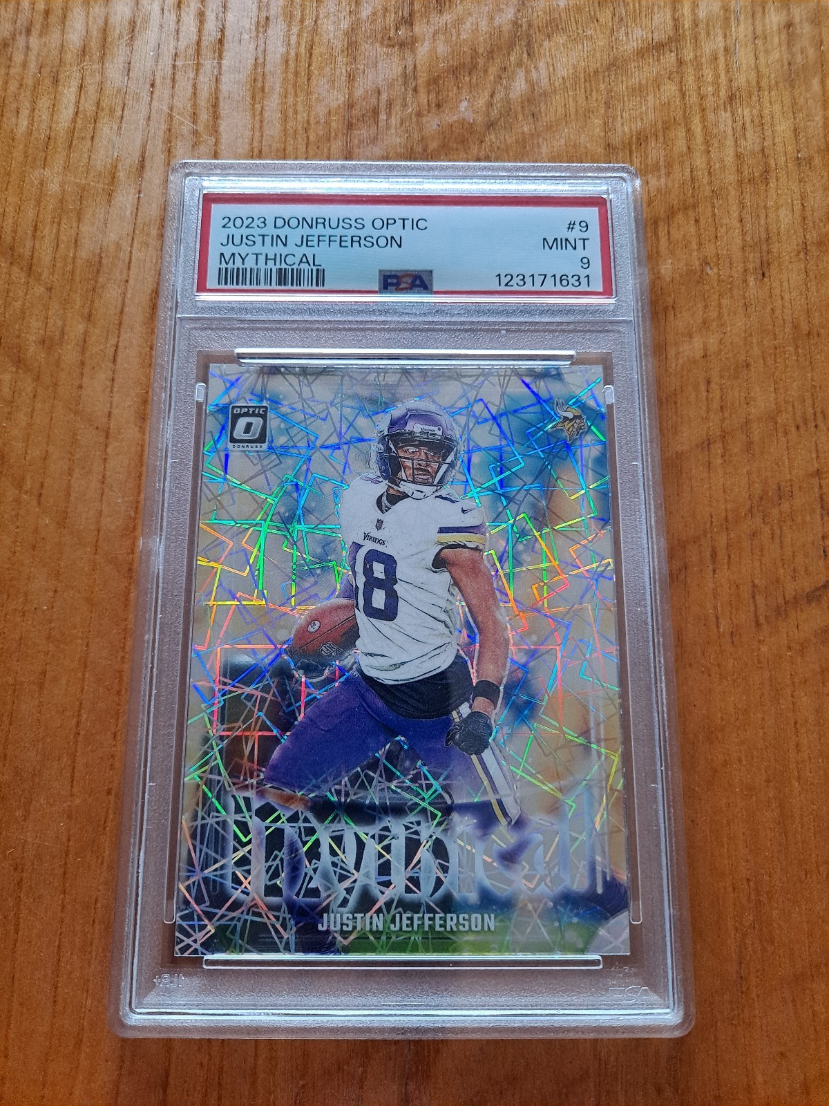 2023 Panini Donruss Optic - Mythical Justin Jefferson #9 PSA 9 READ