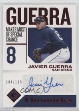 2018 Panini Chronicles Red 184/199 Javy Guerra Javier #CA-JG Auto 0c2