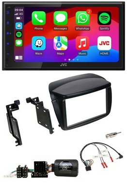 JVC Bluetooth USB Lenkrad 2DIN DAB Autoradio für Fiat Doblo ab 2010 Opel Combo a