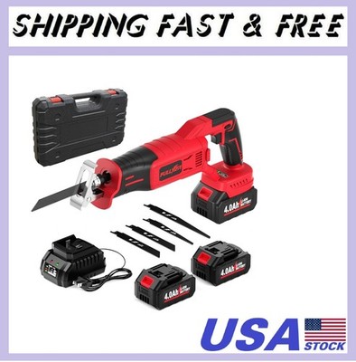 Reciprocating Saw Cordless, 0-3500 SPM Power Reciprocating Saw, Tool-Free Blade