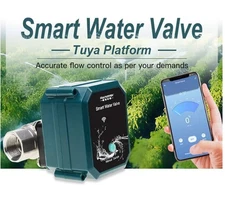 Smart WiFi Water Valve Timer DN25 (1") for Hose  Works With Alexa & Google Home