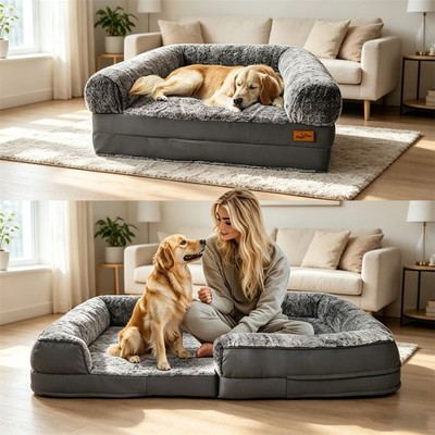 70 X37 X11 Human-Sized Dog Bed Cuddling Napping Reading Bed Large Cuddle Pet Bed