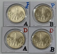 2025 PD P D FLORIDA American Innovation SPACE SHUTTLE ⭐POS A & B ⭐ 4 COINS