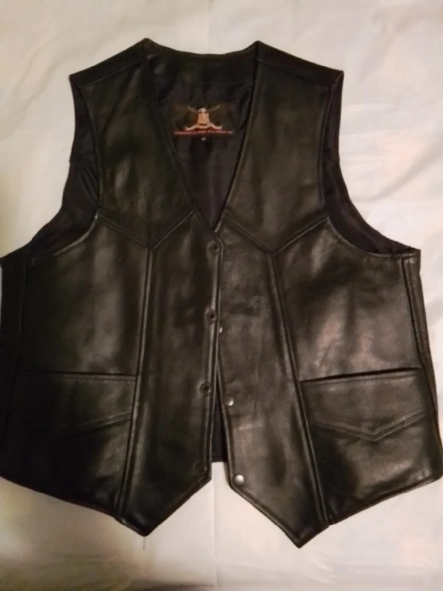 希少 90s vanguard leather of america チャップス Vanguard Motorcycle Jacket Coats, Jackets & Vests for Men for Sale