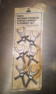 OTC 7044 CASTER CAMBER ALIGNMENT SET A,B,C,D,E,F , 6 PIECE SET MUSTANG BOBCAT 